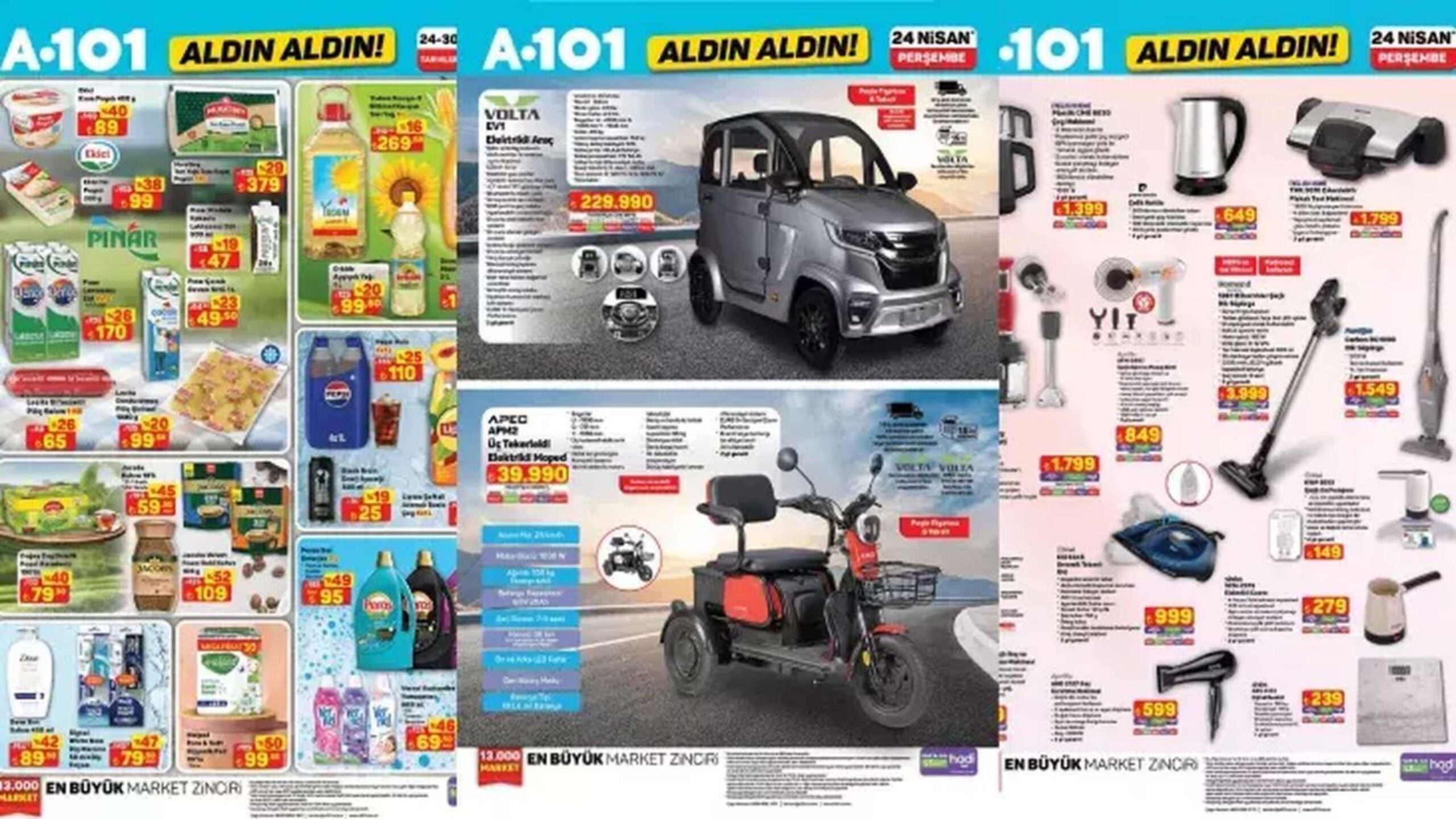 A101 24-30 Nisan Aktüel Kataloğu