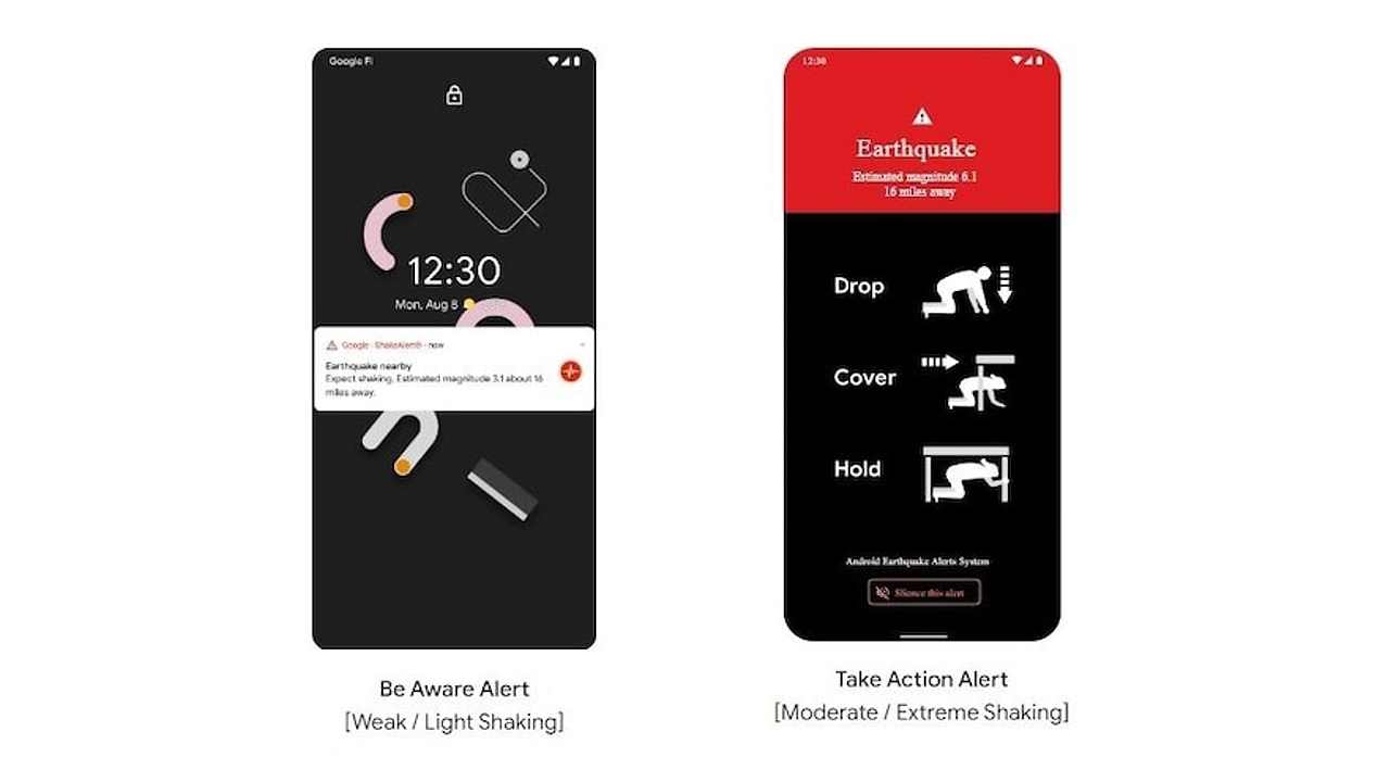 Android'in erken deprem uyarı sistemi