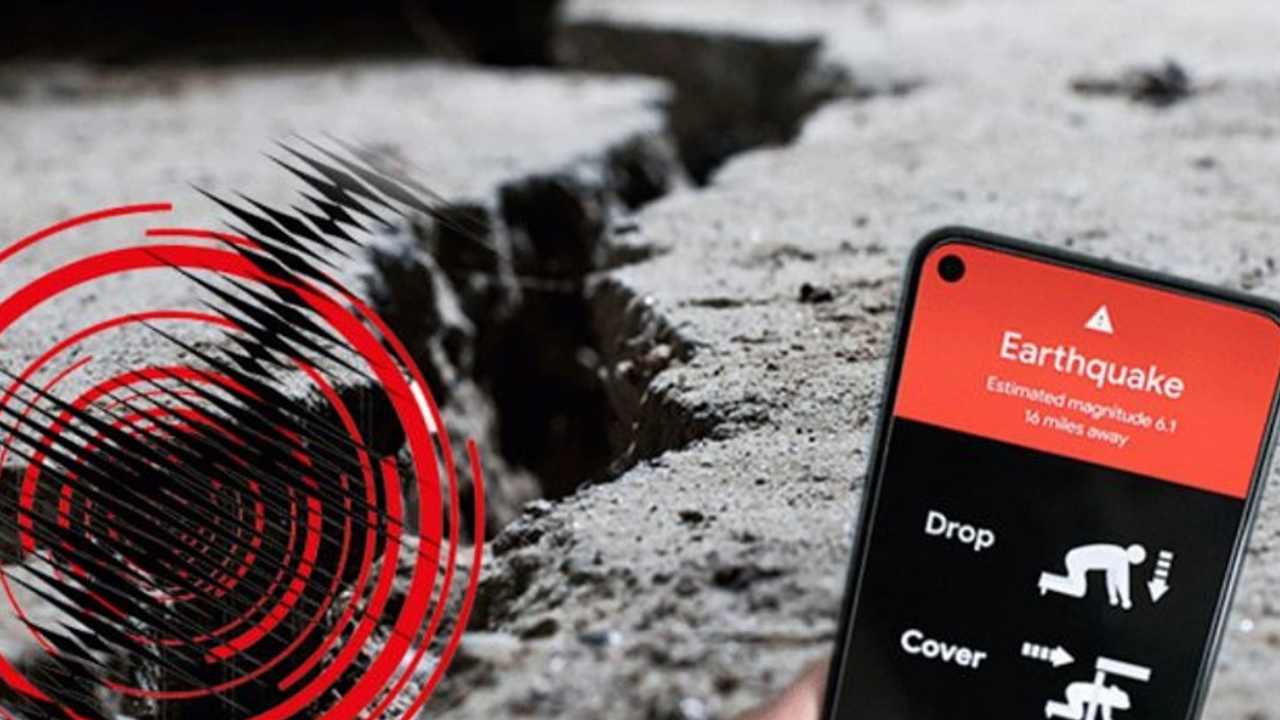 Android'in erken deprem uyarı