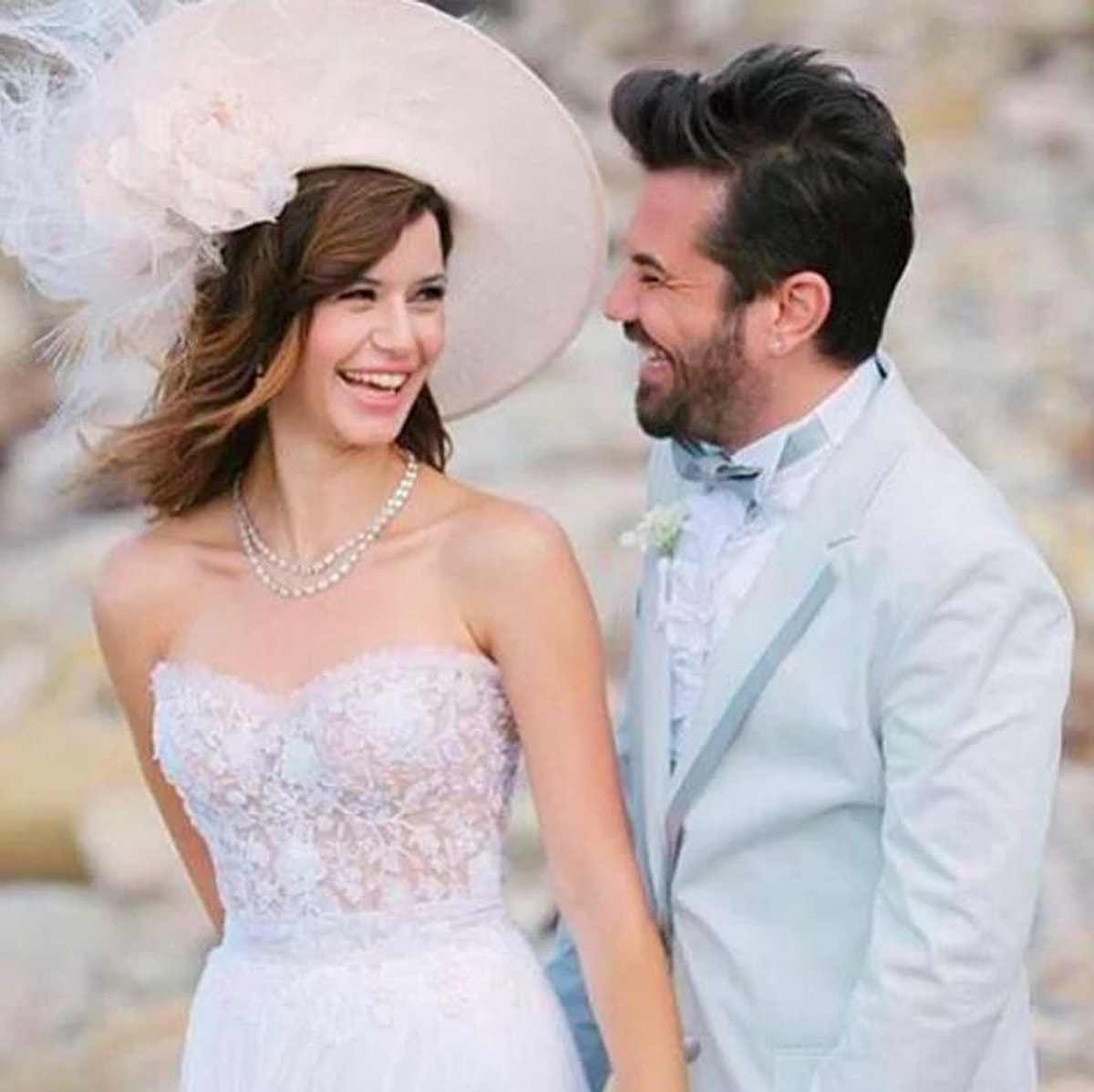 Beren Saat ve Kenan Doğulu evlilik görüntüleri