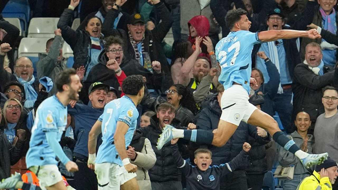 Manchester City, 90+4'te Matheus Nunes ile kazandı