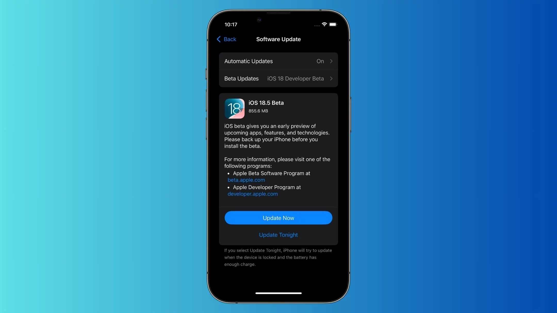 iOS 18.5 Beta 3