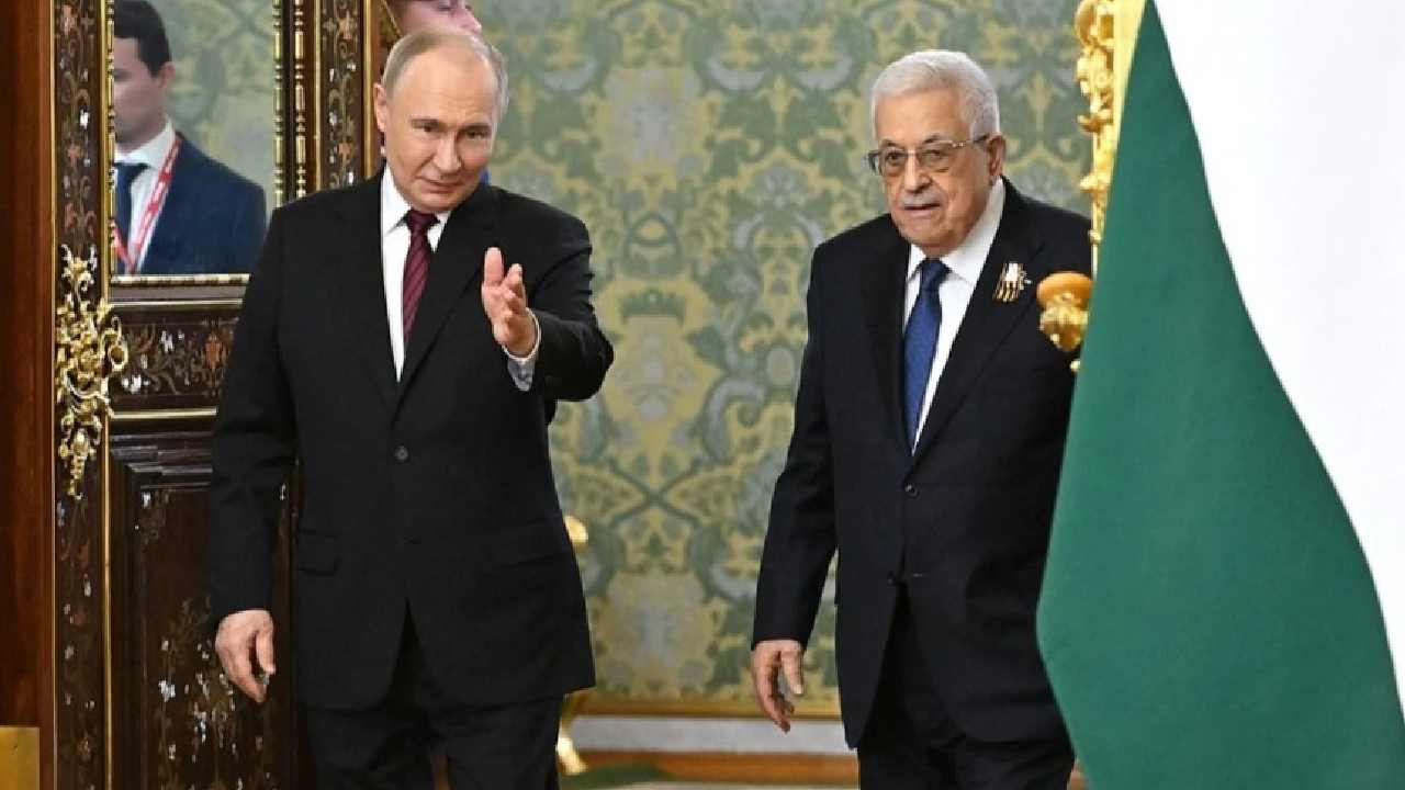  Rusya Devlet Başkanı Putin, Mahmud Abbas