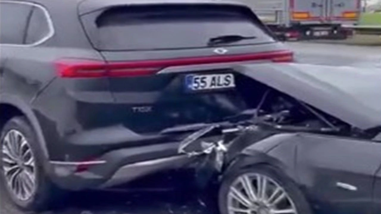 Togg ile Mercedes kazası