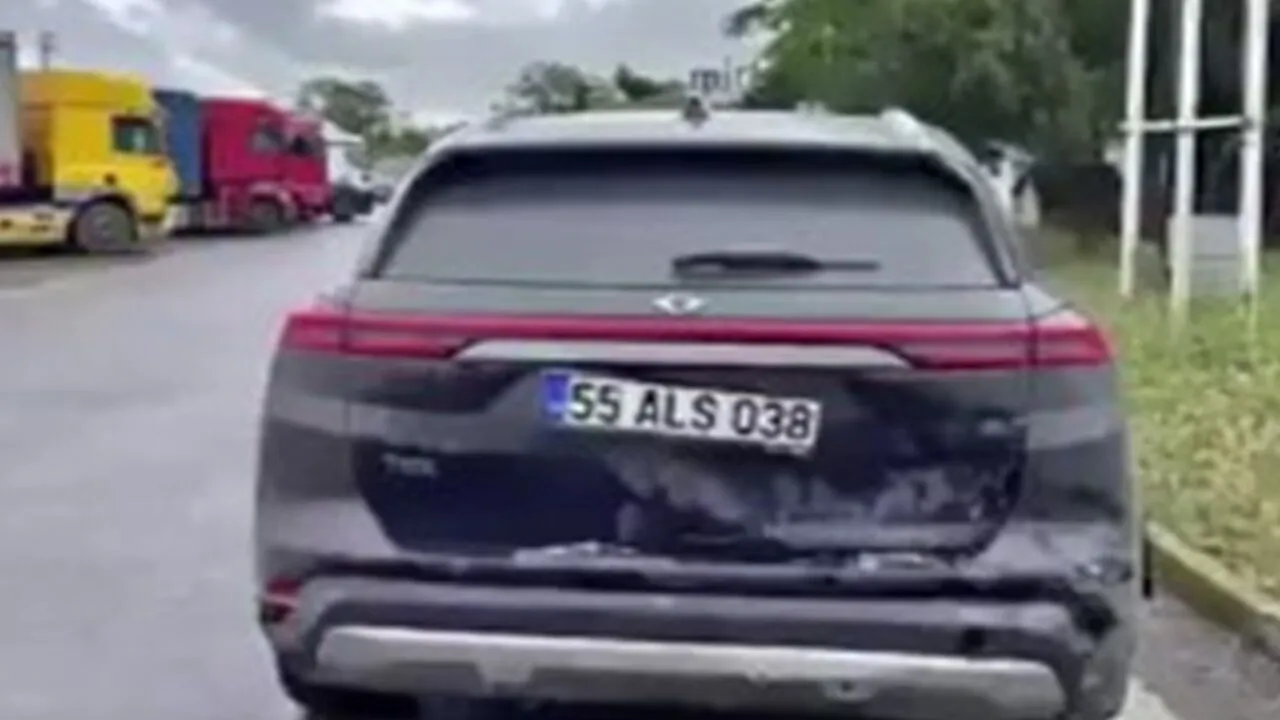Togg ile Mercedes kazası